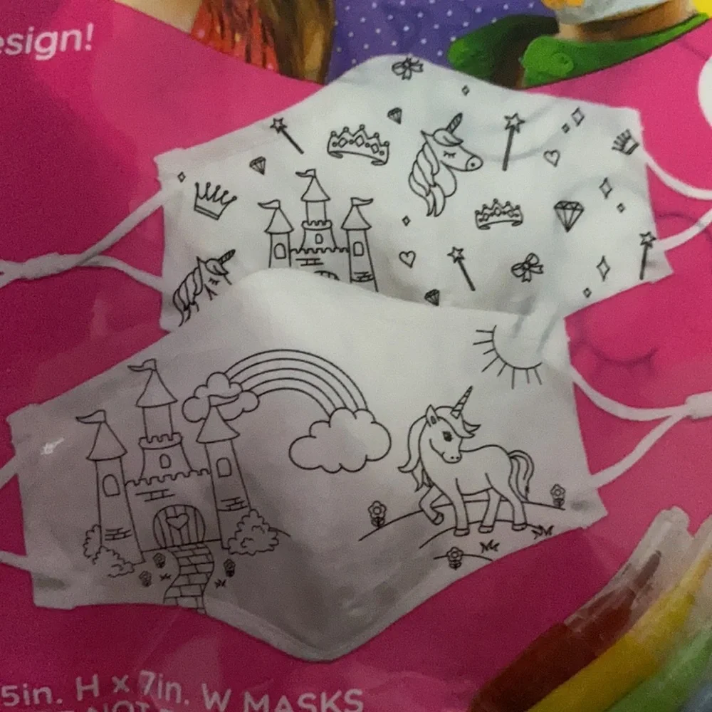 🌟5/$15 🆕 Doodle Mask Pack (Princess)
